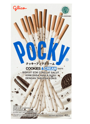Glico Pocky Cookies & Cream Sticks 45g
